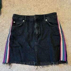 Topshop jean skirt